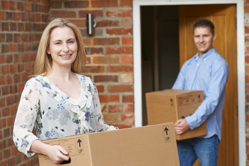 Notting Hill man and van team preparing a local move