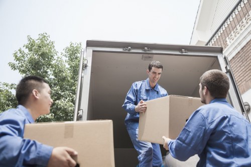 Van loading for a local move with access challenges in Notting Hill