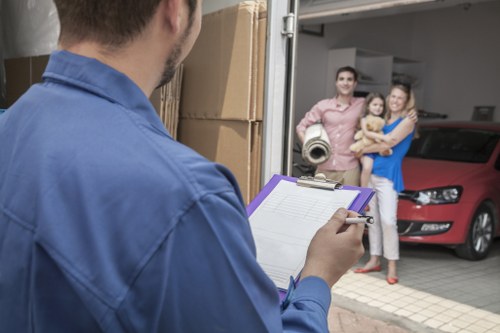 Packed reusable moving supplies supporting eco-friendly removals